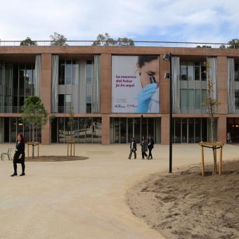 El nuevo edificio del Vall d'Hebron Instituto de Investigación.