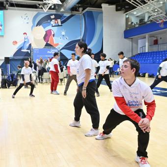 Una de las sesiones de entrenamiento diseñadas por el atleta paralímpico Lorenzo Albaladejo.