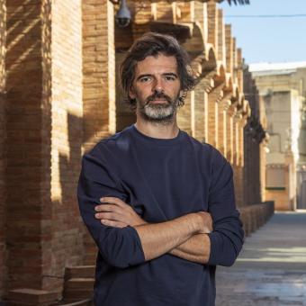 Retrato de Carles Berga en CaixaForum Barcelona.