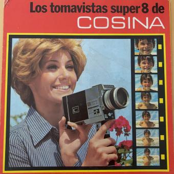 Publicidad de la cámara de cine Super-8 de Cosina, Década de 1960 