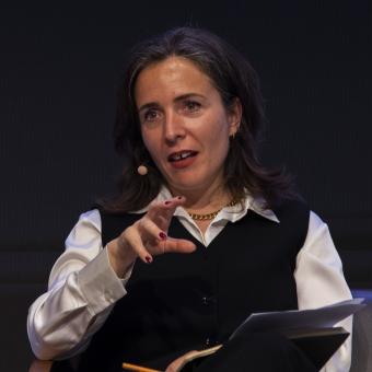 Eleonora Esposito, investigadora en l'Institut Cultura i Societat (ICS) de la Universitat de Navarra i Experta Nacional Destacada i Oficial de Casos en la Unitat de Serveis Digitals de la Direcció General de Xarxes de Comunicació, Contingut i Tecnologies (DG CONNECT) de la Comissió Europea