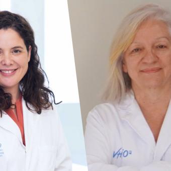 Elena Garralda i Silvia Martin Lluesma, del VHIO.