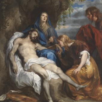 Anton van Dyck, «La Piedad», h. 1629. Óleo sobre lienzo. 