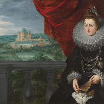 Pedro Pablo Rubens y Jan Brueghel el Viejo, «La infanta Isabel Clara Eugenia», h. 1615. Óleo sobre lienzo.