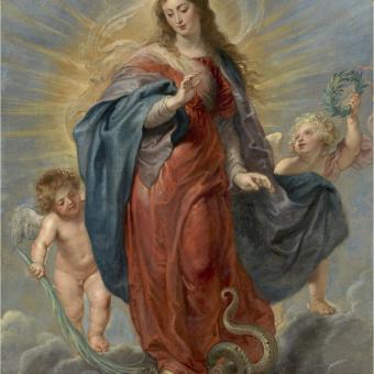 Pedro Pablo Rubens, «La Inmaculada Concepción», 1628-29. Óleo sobre lienzo. 