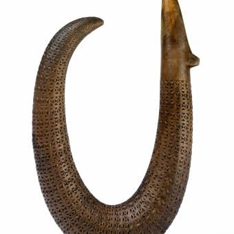 Anzuelo de Mangaia, Islas Cook. 1750-1850. Madera.