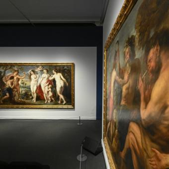 Dos de las obras de Pedro Pablo Rubens, expuestas en CaixaForum Barcelona.