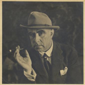 Retrato de Hermen Anglada-Camarasa en 1930. 