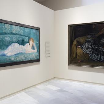Retratos de la exposición «Zuloaga/Anglada-Camarasa» en CaixaForum Palma.