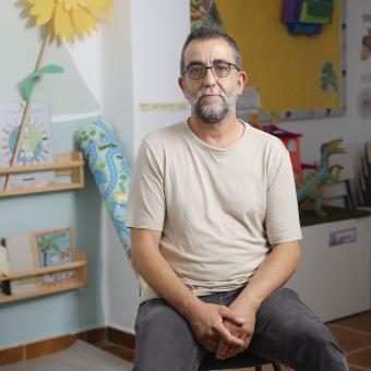 Esteban Burillo, coordinador de los programas sociales de la asociación El Arca.