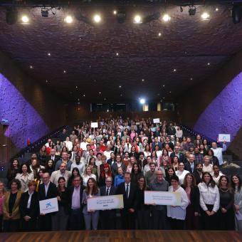 Acto de resolución de la Convocatoria de Proyectos Sociales Comunidad de Madrid 2025 en CaixaForum Madrid.