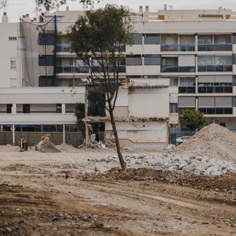 Imatge del desastre provocat per la dana el 2024.