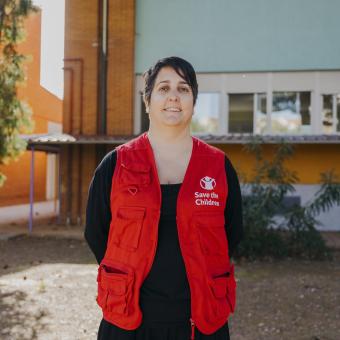 Mónica San Julián, treballadora social de Save the children, entitat que forma part del programa CaixaProinfància.