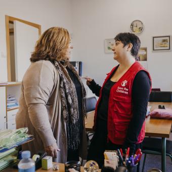 La Mónica ha estat un gran suport per a Inma durant aquests mesos.(Editado)Recuperar original