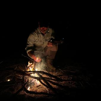Imagen del documental «Kaza. El último refugio de elefantes», conducido por el periodista Xavier Aldekoa.