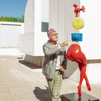 Vicenç Altaió, artista del documental «Espai 10 i Espai 13. El risc radical».