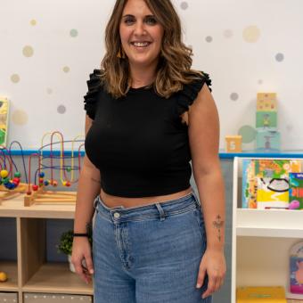 Ohiane López, psicóloga y logopeda de los Espacios de Crecimiento 3-6 en Gazteleku.