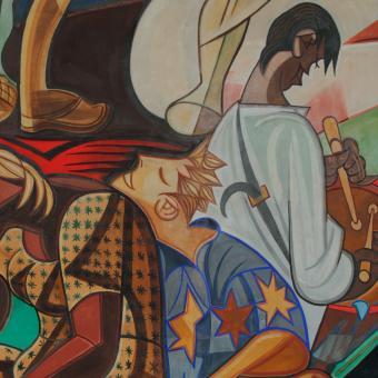 Primer capítulo de la serie documental «Os painéis de Almada Negreiros», dirigida por Graça Castanheira.