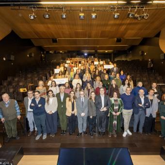 Acto de resolución de la Convocatoria de proyectos sociales Aragón 2025 en CaixaForum Zaragoza.