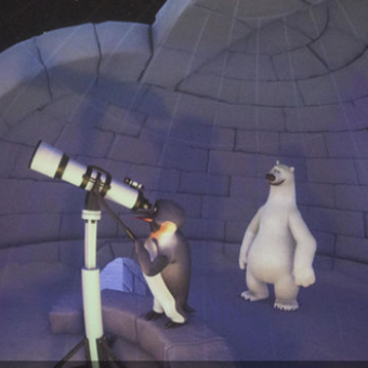 Fotograma de la proyección de Polaris.