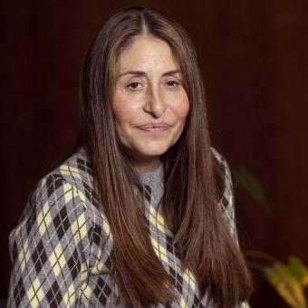 Ana García Jorodovich, user of the Comprehensive care for people with advanced illnesses programme of the ”la Caixa” Foundation.