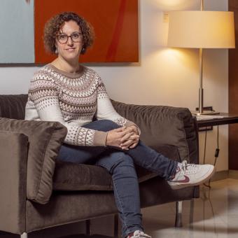 Elisa Sanz, psychologist specialising in grief with the Mutuam psychosocial care team (EAPS), part of the Comprehensive care for people with advanced illnesses programme of the ”la Caixa” Fondation.