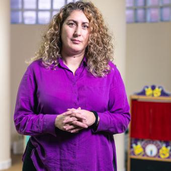 Elena Rebollo, pedagogue and head of the Children, Youth and Family department at the Barró Association.