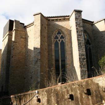Imatge de l'Església de Sant Domènec de Girona. 