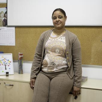 Diomarys Sena Pérez, mare de família participant a Més Infància.