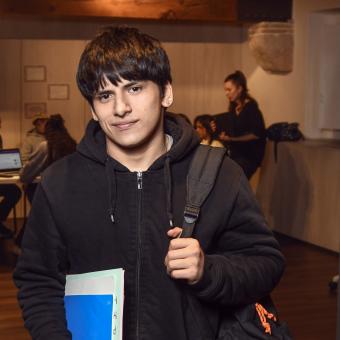 Facundo Alexander García, usuari del programa CaixaProinfància de la Fundació ”la Caixa” a través de la Fundació de l'Esperança.