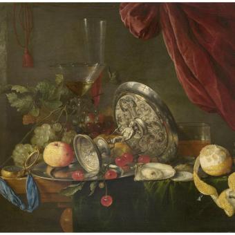 Jan Davidsz. de Heem, «Taula», segle XVII. Oli sobre taula.