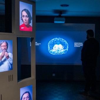 La mostra abarca diverses disciplines com la neurociència, la biologia i l'antropologia.