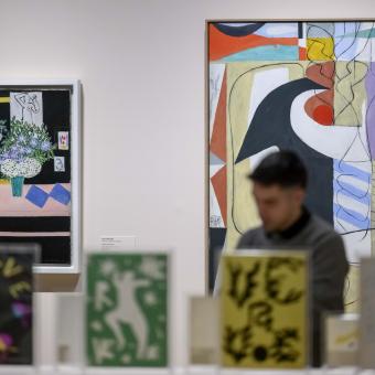 una de las salas de la muestra Chez Matisse en CaixaForum Barcelona.