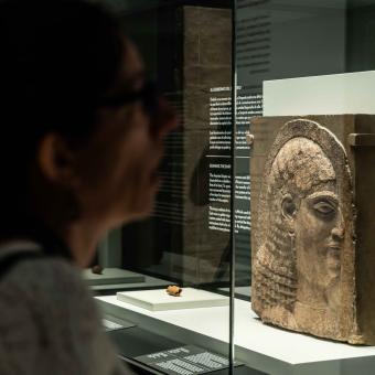 One of the pieces exhibited at the "Ashurbanipal" exhibition.