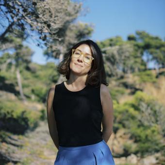 Imagen de la escritora Irene Pujadas.