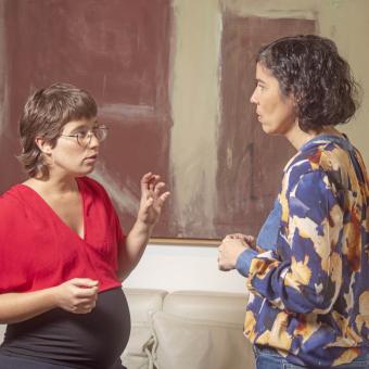 Nadia Ahufinger y Mari Aguilera, coautoras del estudio.