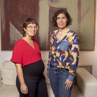 Nadia Ahufinger y Mari Aguilera, coautoras del estudio.