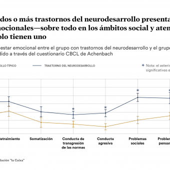 Los niños con dos o más trastornos del neurodesarrollo presentan más problemas emocionales-sobre todo en los ámbitos social y atencional - que quienes solo tienen uno.