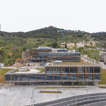 El CaixaResearch Institute, a vista de dron.