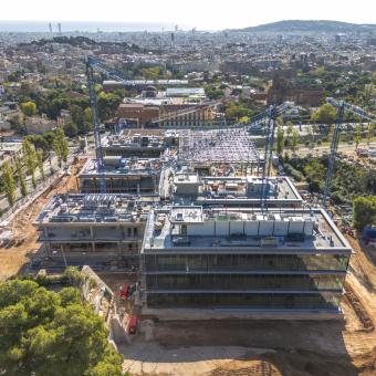 El CaixaResearch Institute, vist des d’un dron