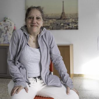 Raquel Blanco, madre usuaria de CaixaProinfancia. 