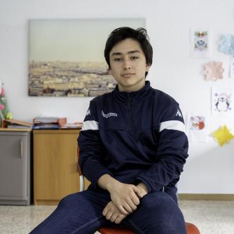 Aarón, antiguo usuario de CaixaProinfancia.