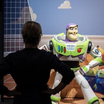 Buzz Lightyear es uno de los personajes destacados de la exposición.