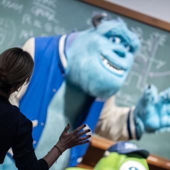 Los visitantes pueden ver maquetas de sus personajes favoritos.
