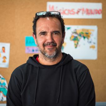 Juan Antonio Rodríguez, director del CEIP Ramón y Cajal de Alpartir.