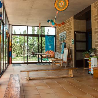 Una de las aulas del CEIP Ramón y Cajal de Alpartir. 
