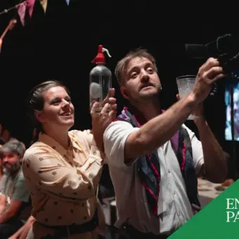 Imatge de la funció IAIA Un espectacle de Mambo Project, a CaixaForum Barcelona.