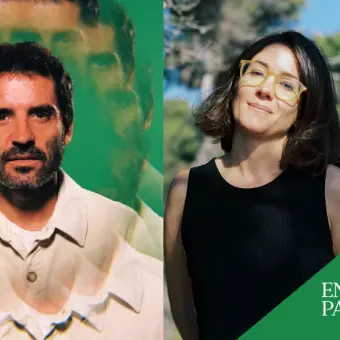 Imatge de la sessió Vespreig poètic amb Irene Pujadas i Joan Pons Villaró a CaixaForum Barcelona. 