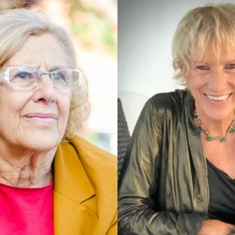Imagen de Manuela Carmena y Lidia Ravera. 