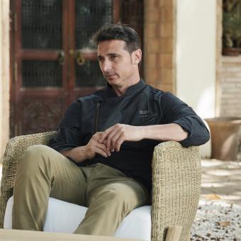 Fran López, chef al frente de la escuela de cocina y del restaurante de Villa Retiro en Xerta.
